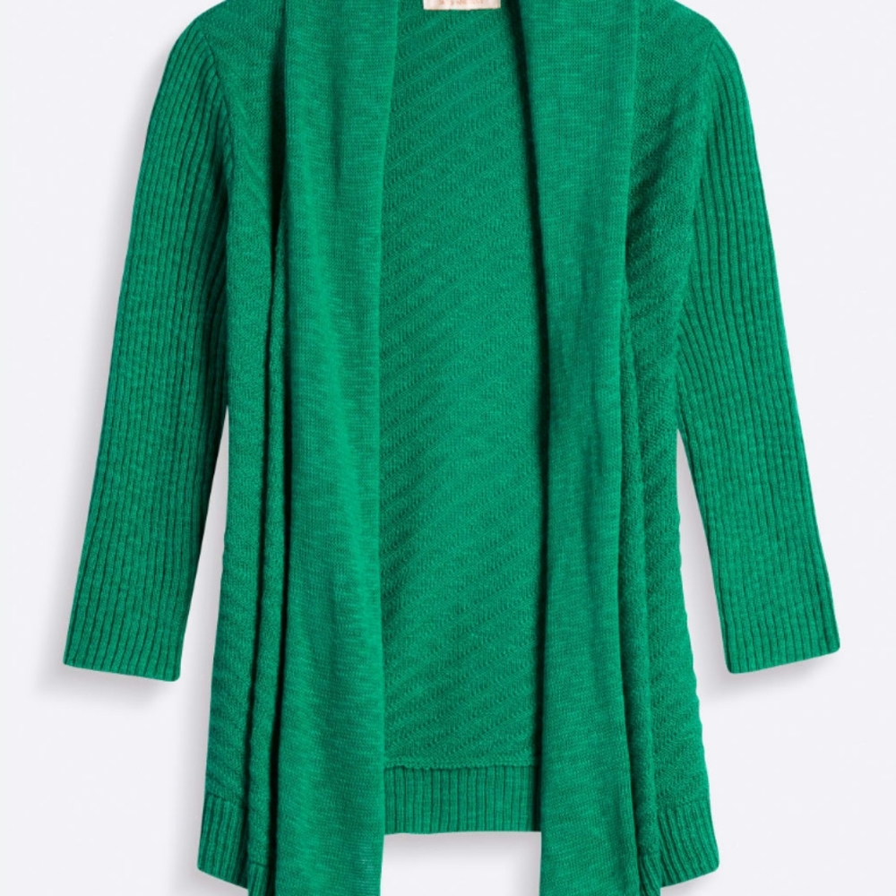 StitchFix Green 3/4 sleeve cardigan